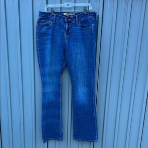 Old Navy The Sweetheart Bootcut Jeans Mid Rise Medium Wash Western Boho Denim 12